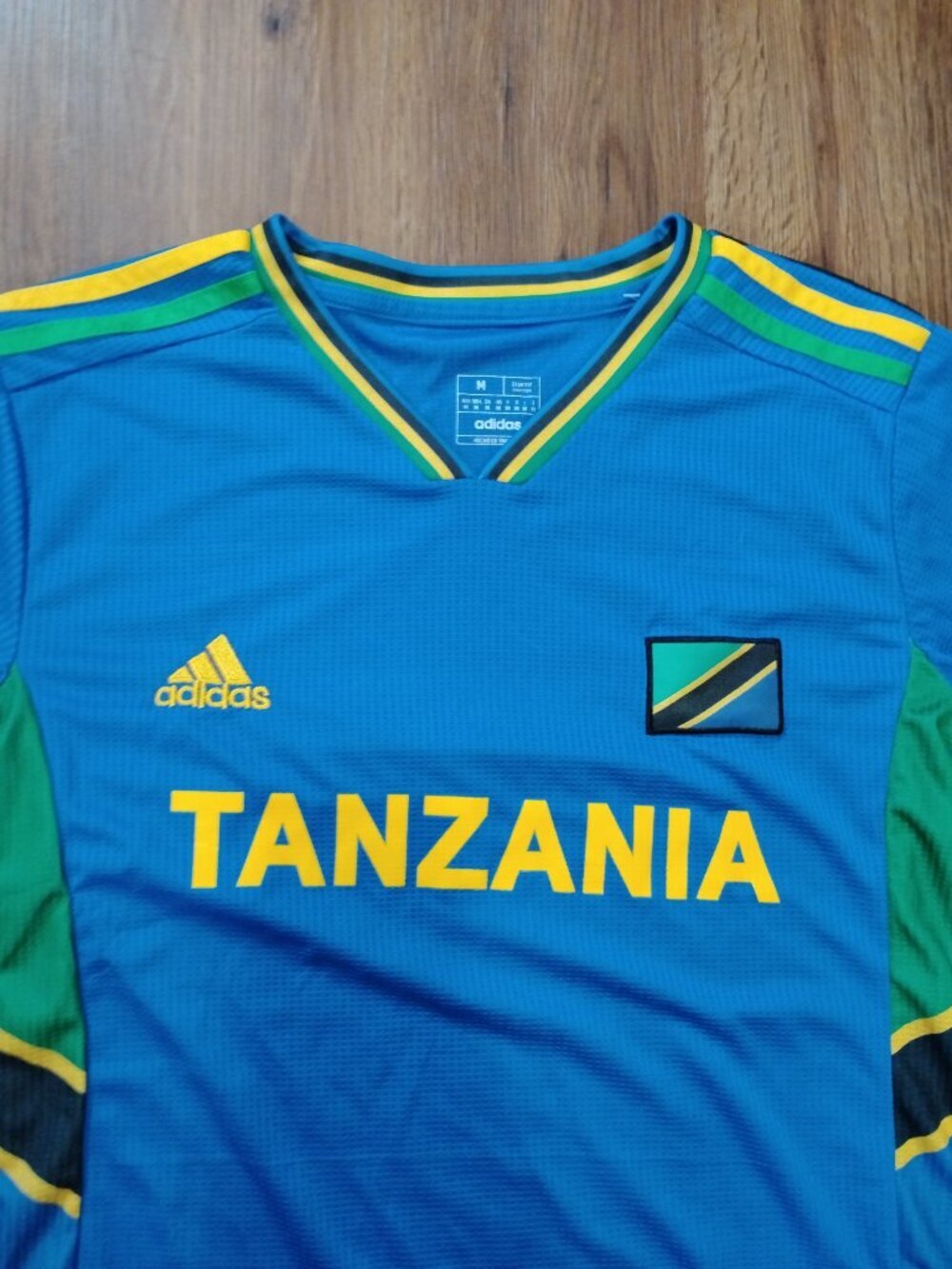 Adidas Tanzania Soccer Jersey Shirt Slim Fit